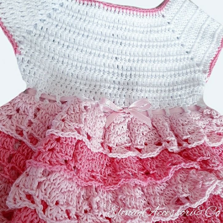 BonBon baby girl dress size 0-3 100% pink cotton