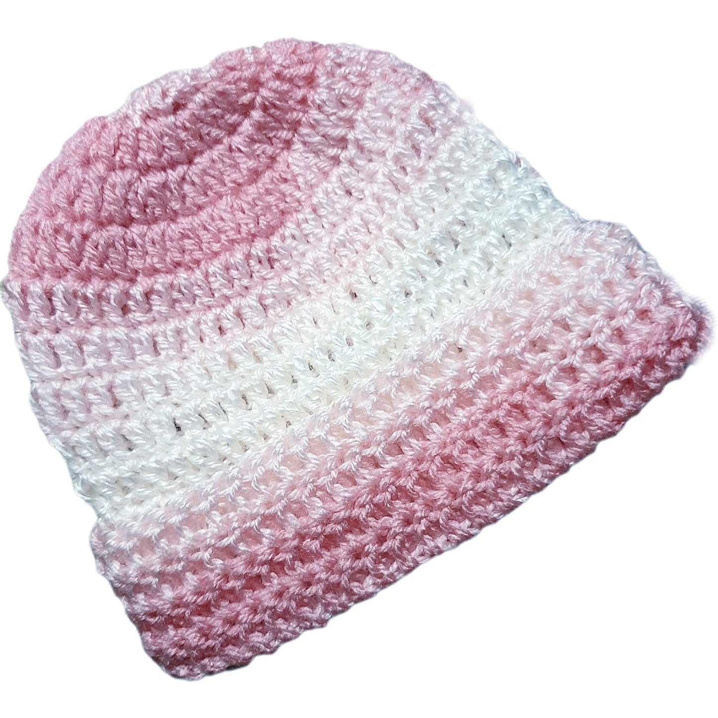 handcrafted microfibre baby beanie hat - size 0-3