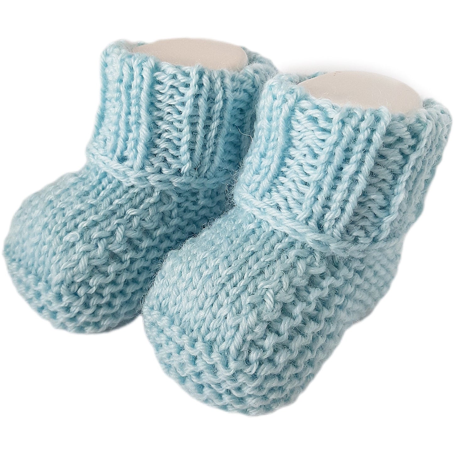 100% WOOL handmade newborn baby shoes size 0-3 - various colours