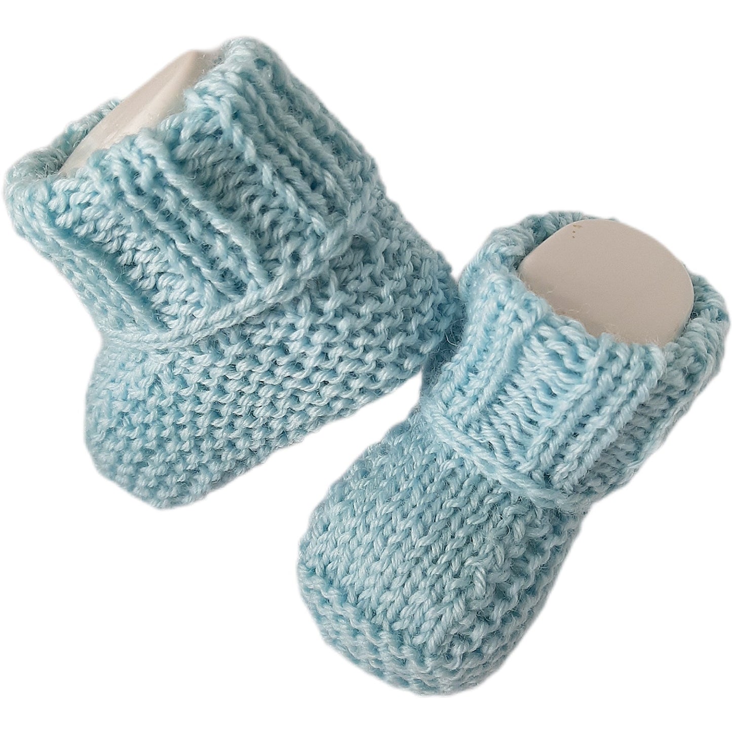 100% WOOL handmade newborn baby shoes size 0-3 - various colours