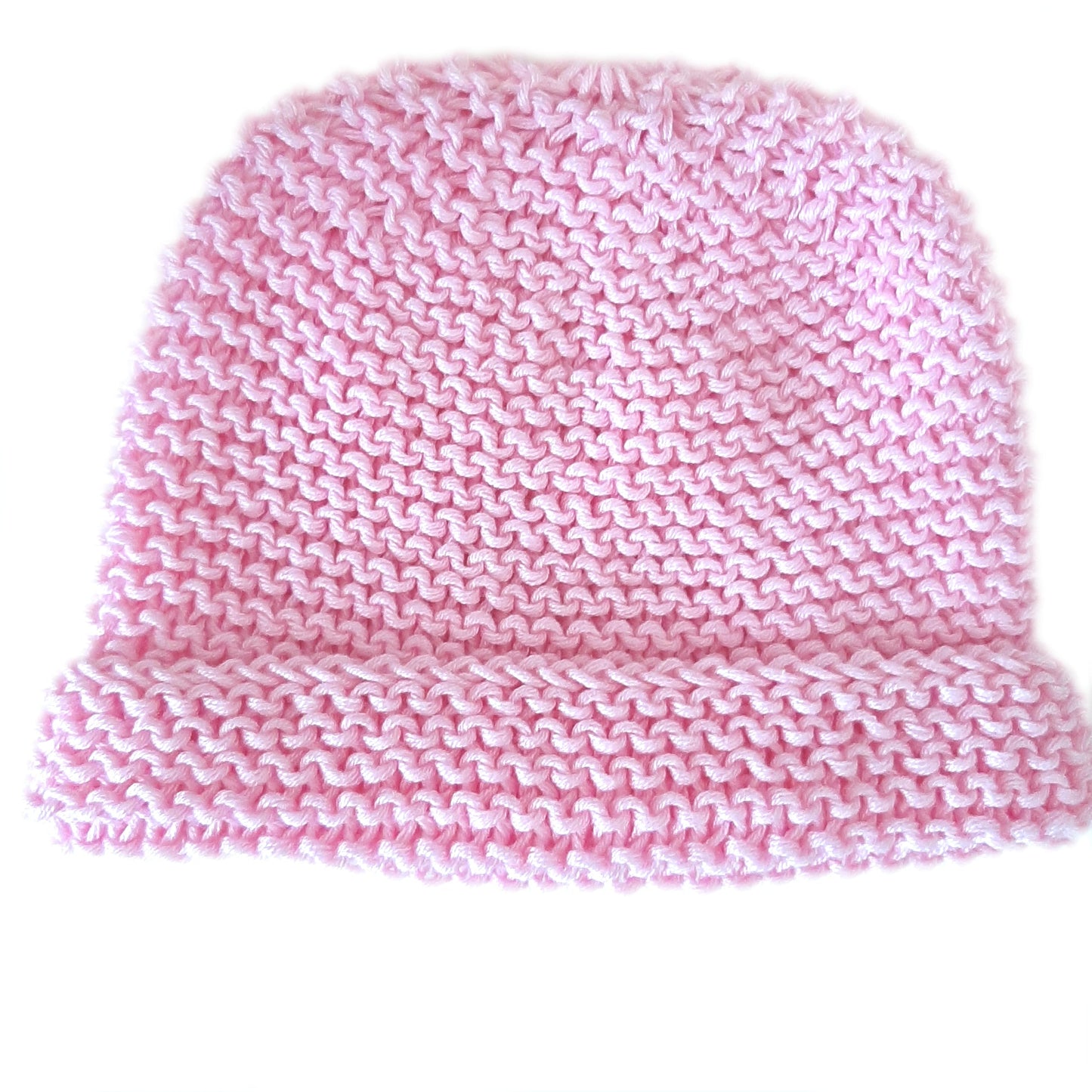 newborn beanie hat handmade 100% wool - size 0