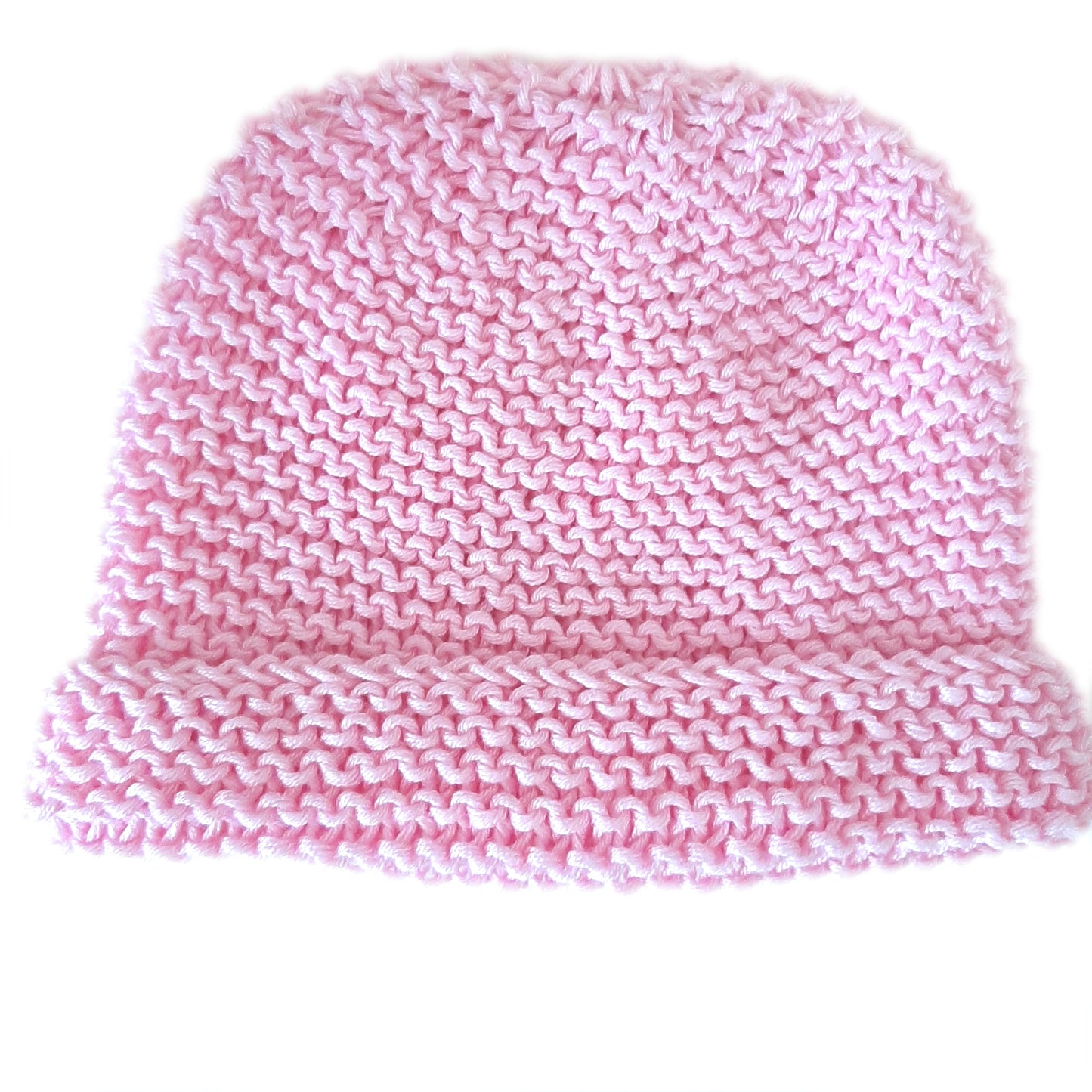 berretto cuffia neonato realizzato a mano 100% cotone - tg 0